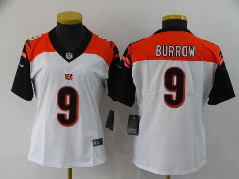 Women Nike Bengals 9 Joe Burrow White 2020 NFL Draft First Round Pick Vapor Untouchable Limited Jersey,We sell and wholesale Women Nike Bengals 9 Joe Burrow White 2020 NFL Draft First Round Pick Vapor Untouchable Limited Jersey on line form chian!